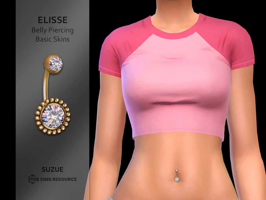 Elisse Belly Piercing Basic Skins