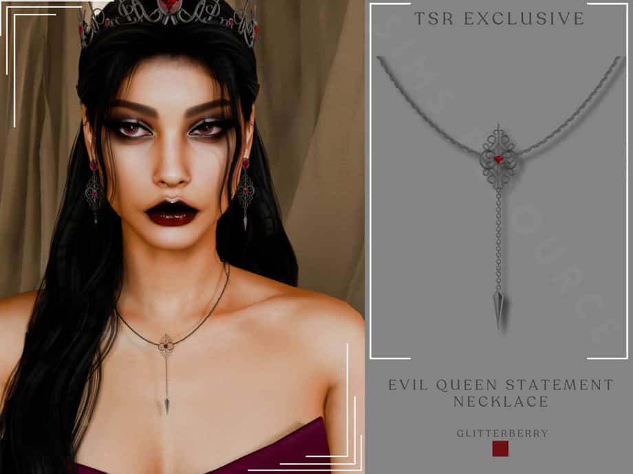 Evil Queen Statement Necklace