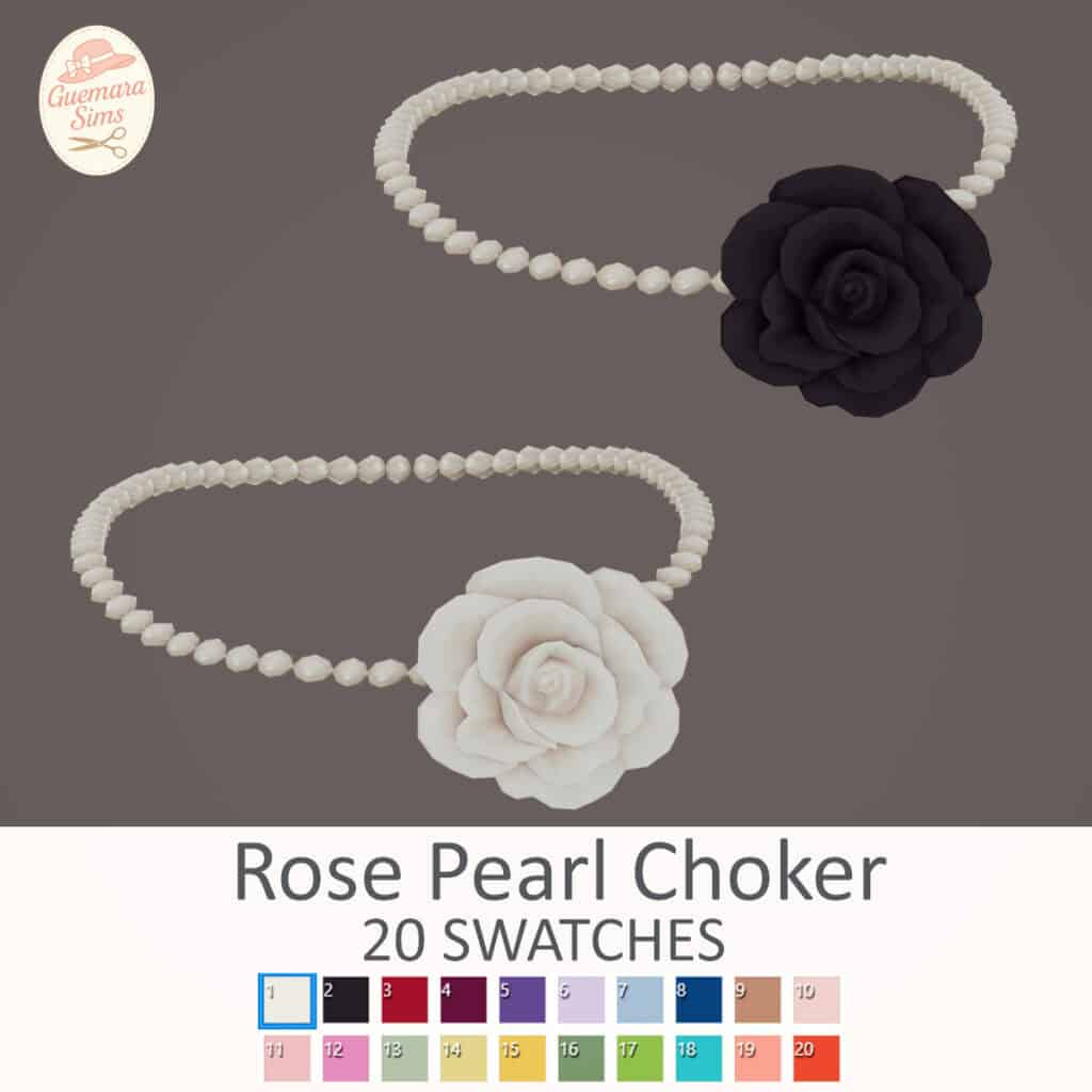 Rose Pearl Choker