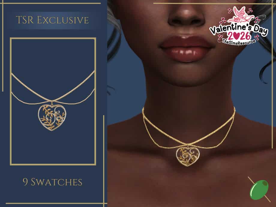Intricate Heart Choker