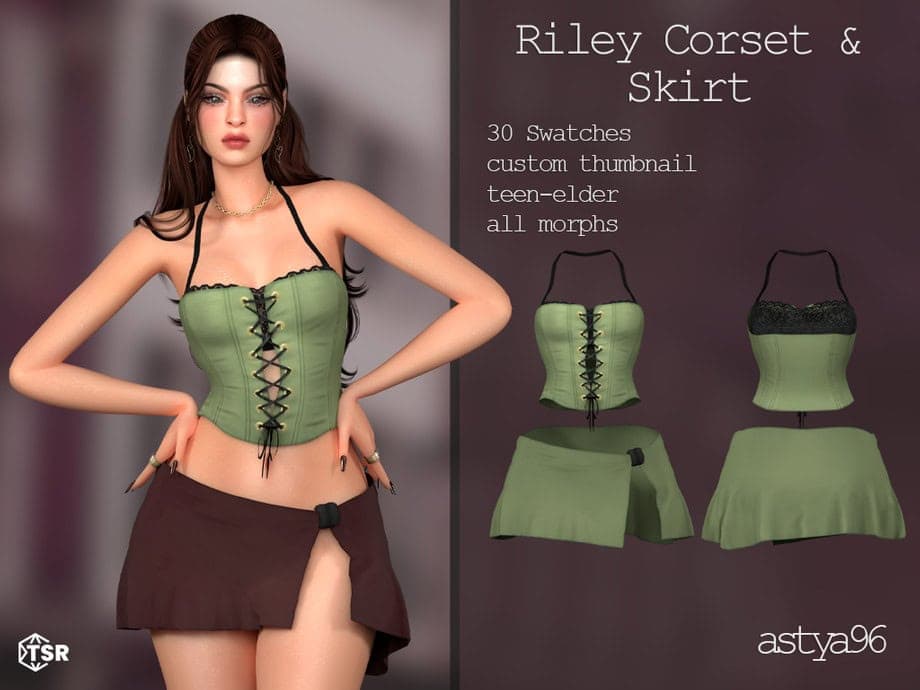 Riley Corset and Skirt