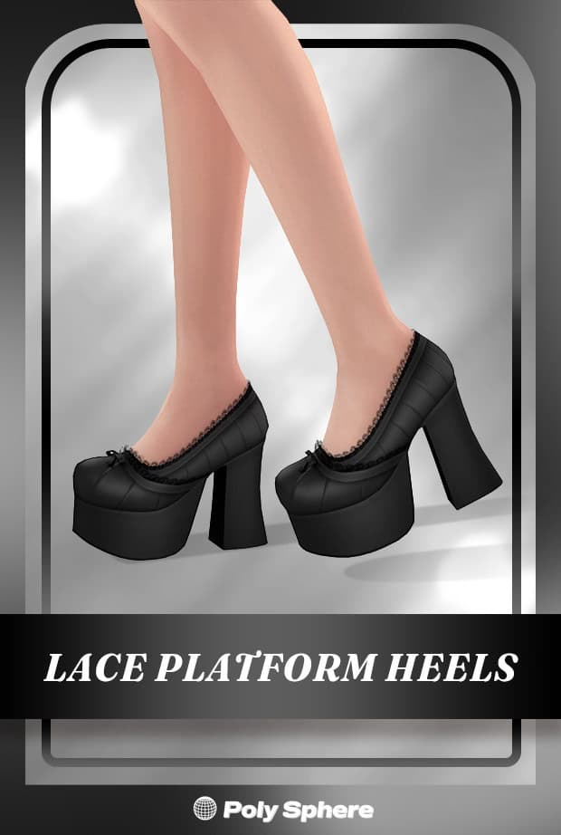 Lace Platform Heels