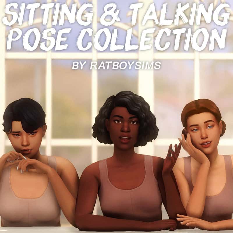 Sitting & Talking Pose Collection