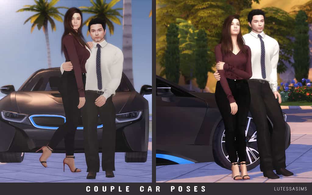 Couple Car Poses