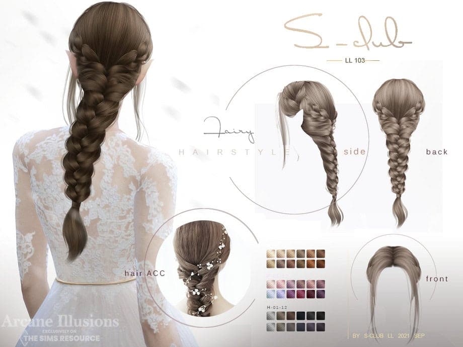 Arcane Illusions – Braid Long Elf Hairstyle