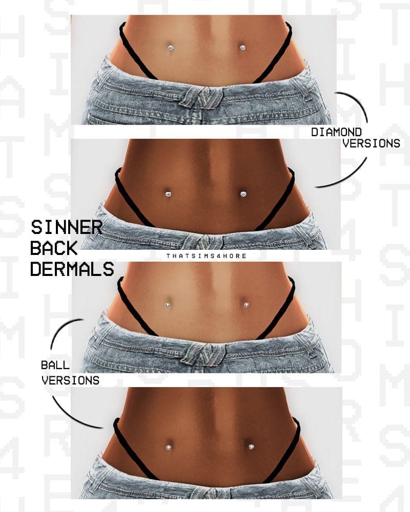 Sinner Back Dermals