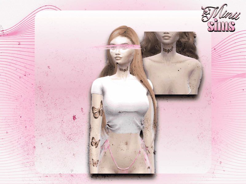 Angel Tattoo – Neck