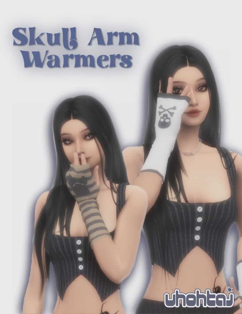 Skull Arm Warmers