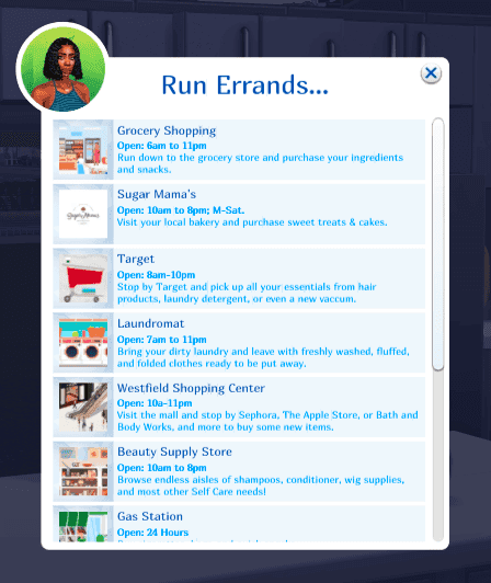 Run Errands Mod