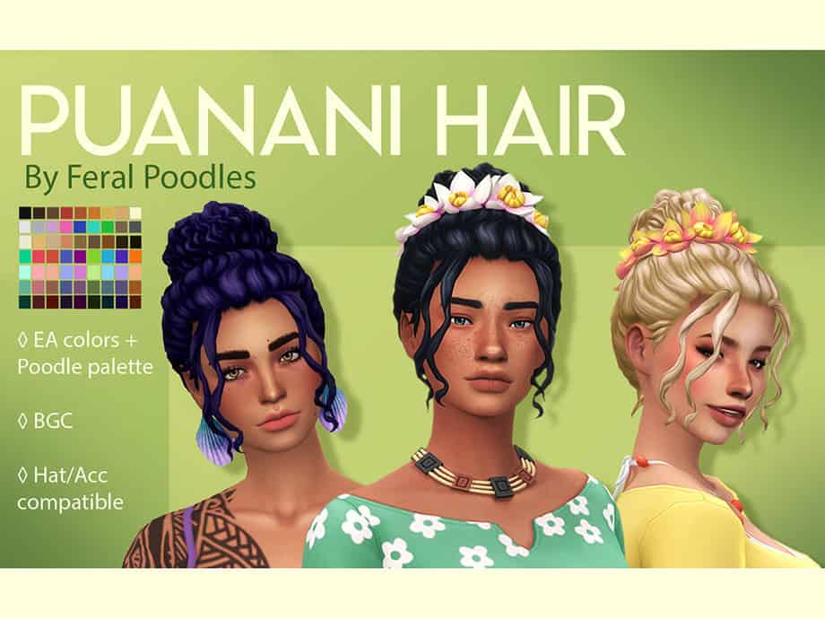 Puanani Hair w/ Flower Crown