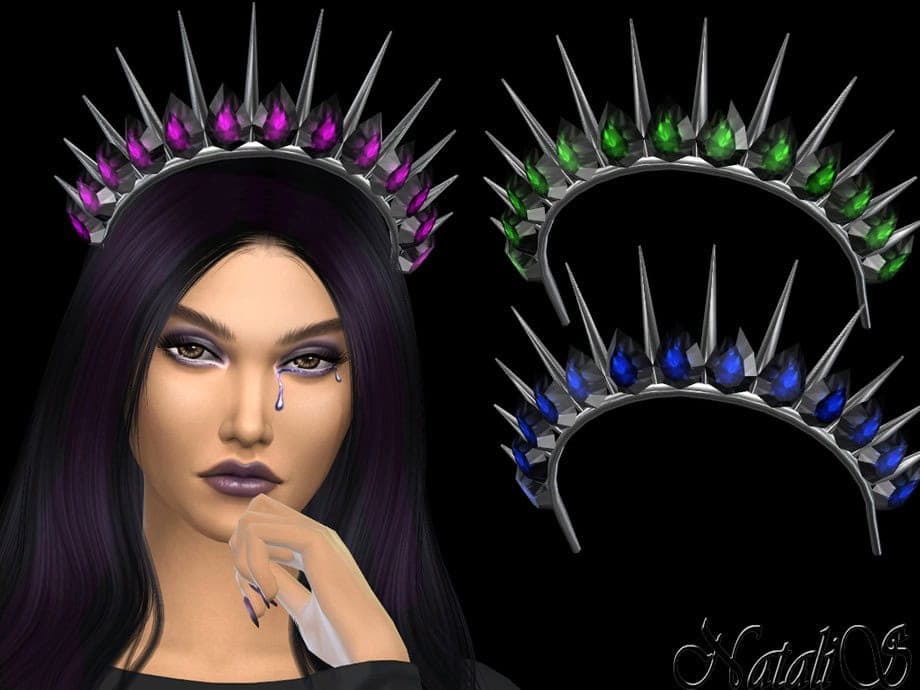 Dark Gem Spikes Crown