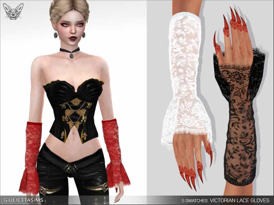 Victorian Lace Gloves