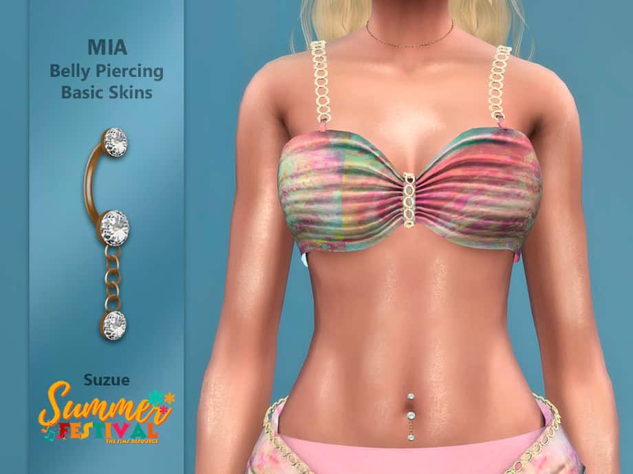 Summer Festival Mia Belly Piercing V2