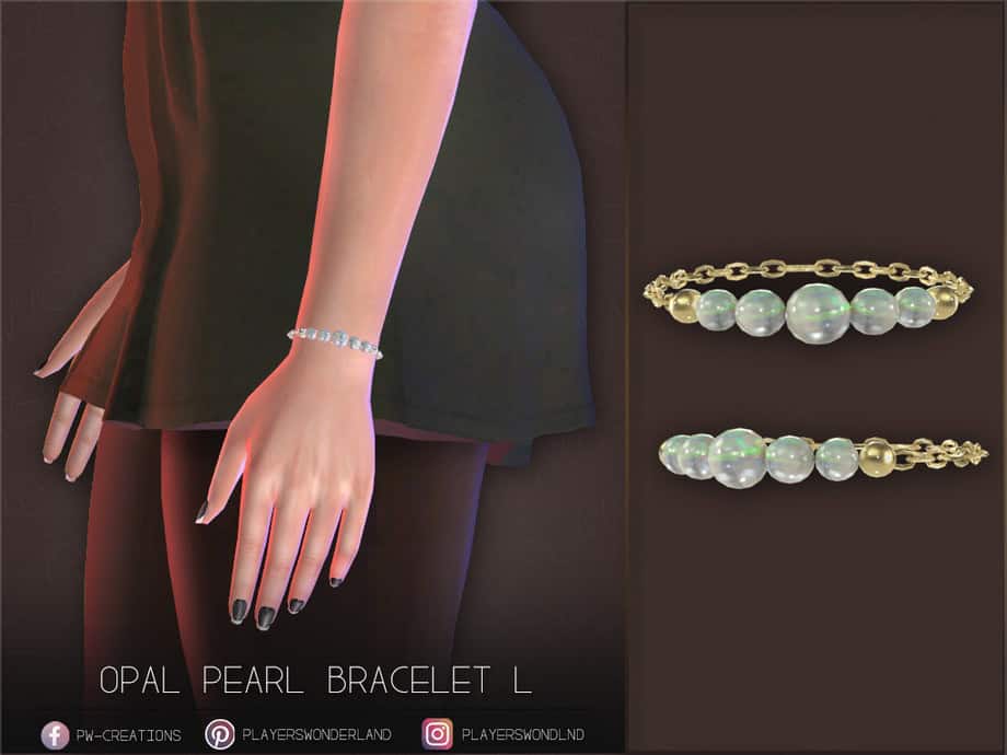 Opal Pearl Bracelet L