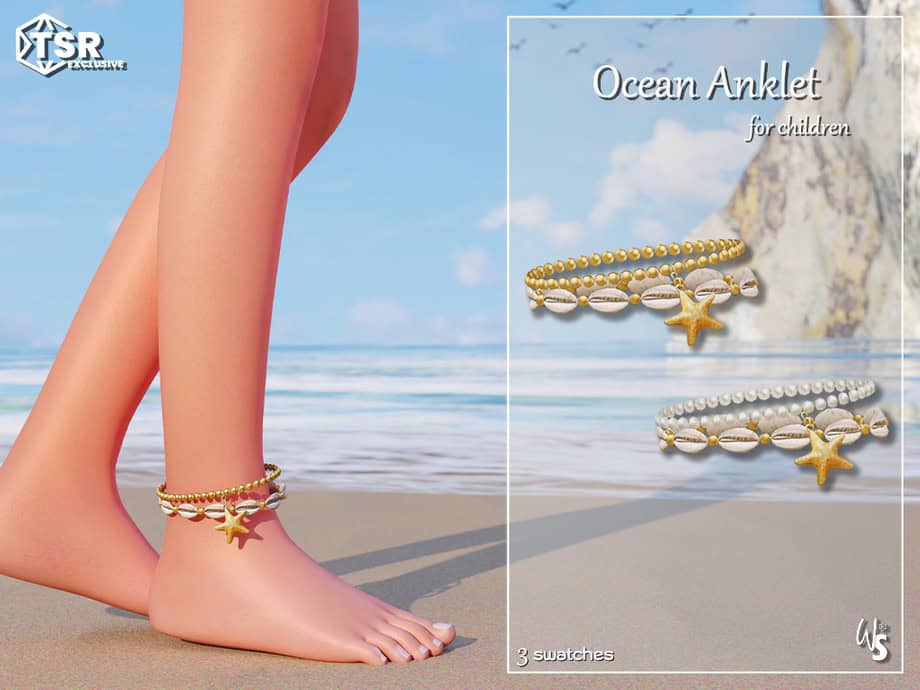 Ocean Anklet Bracelet for Child