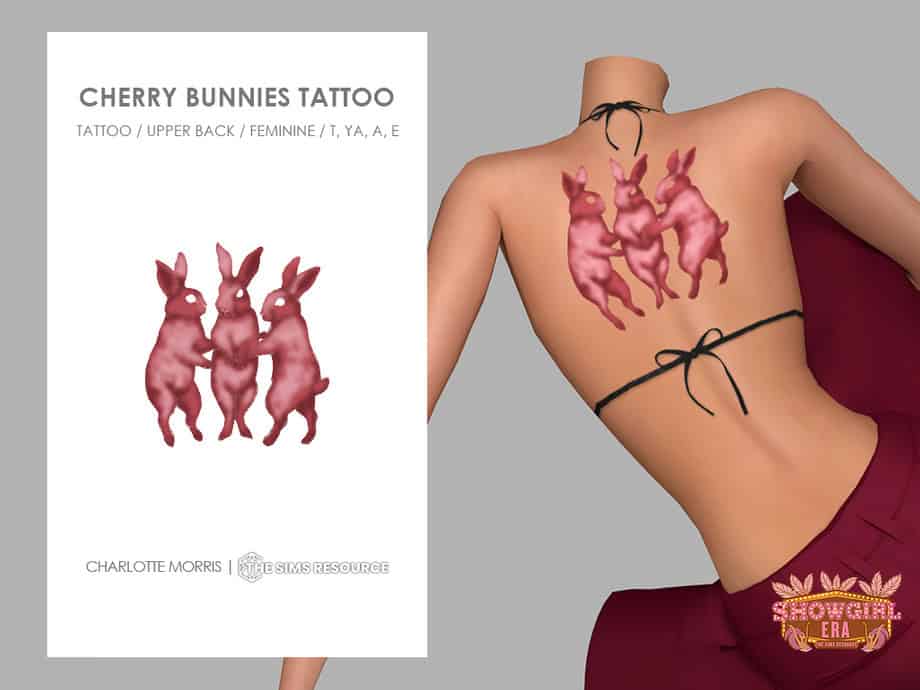 Cherry Bunnies Tattoo