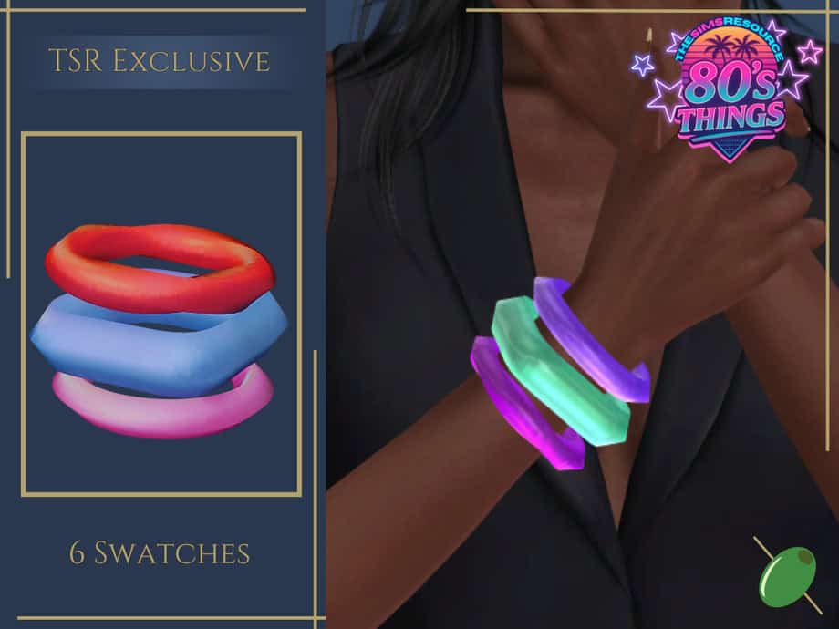 Retro Colorful Bracelet Stack