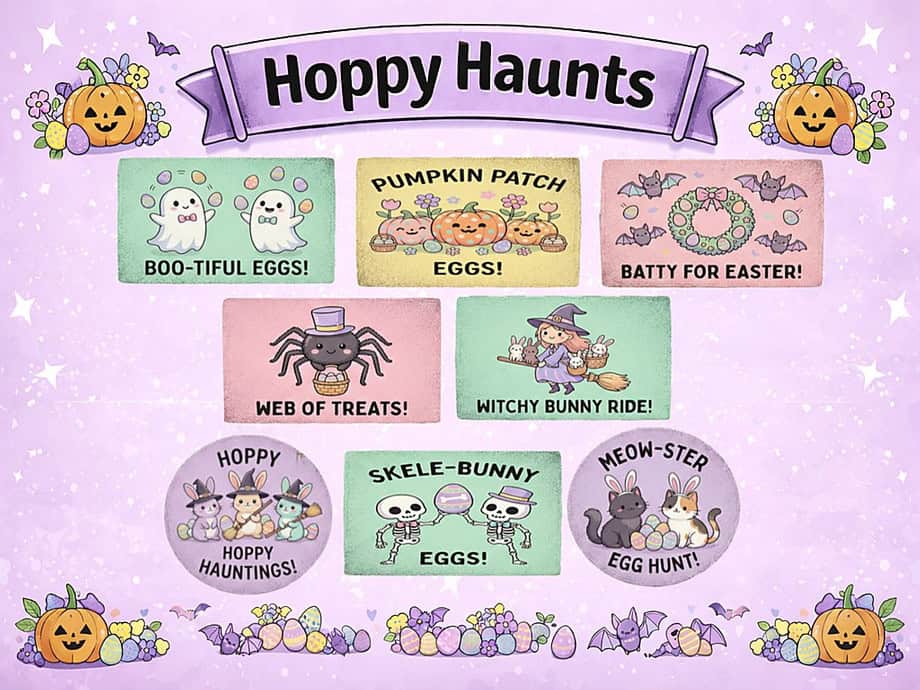 Happy Haunts Easter Welcome Mats