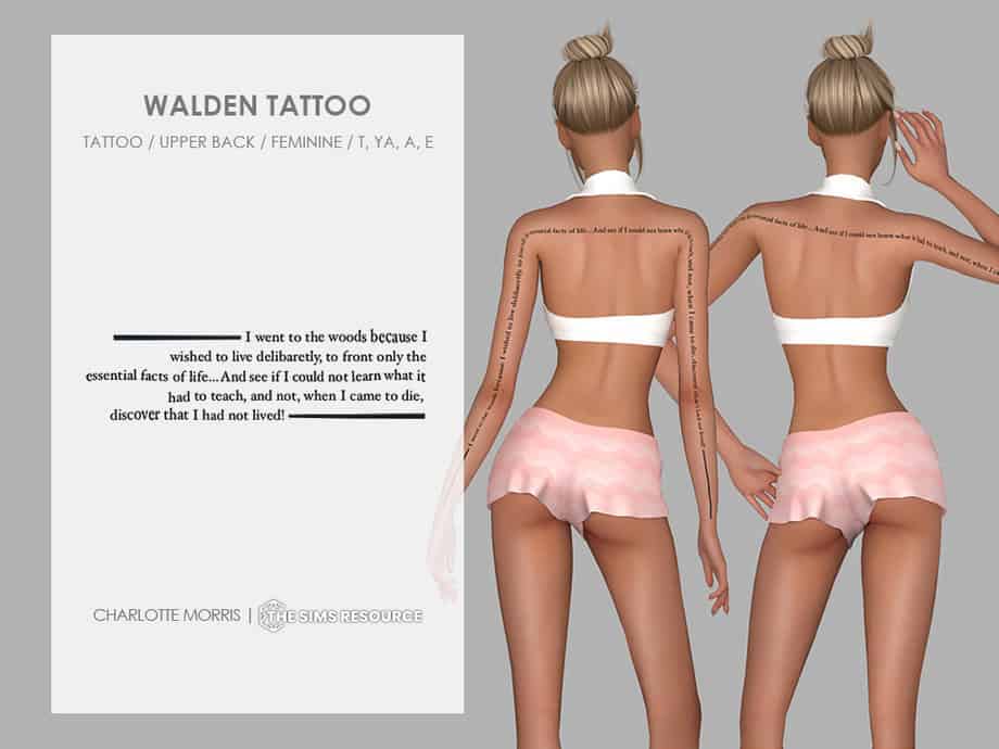 Walden Tattoo