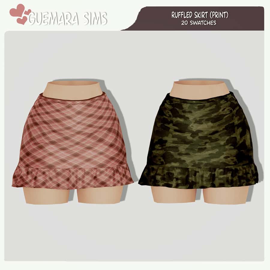 Ruffled Skirt