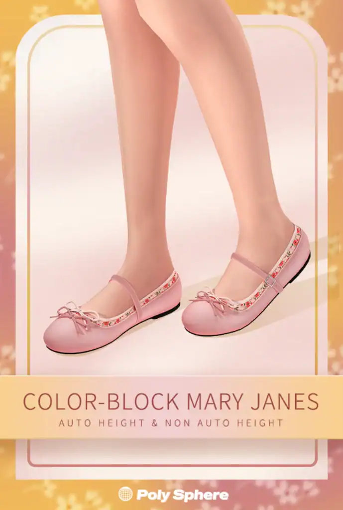 Color-Block Mary Janes