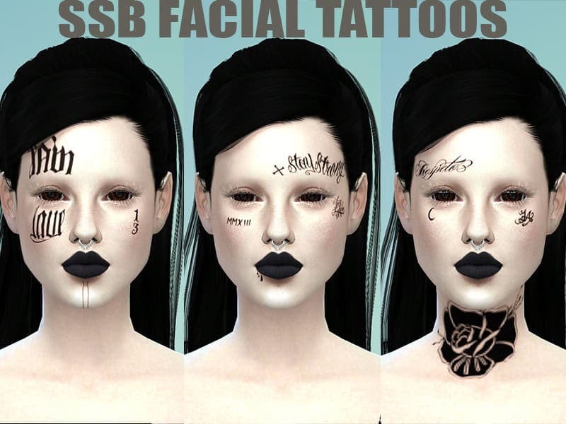 HXC Facial Tattoos