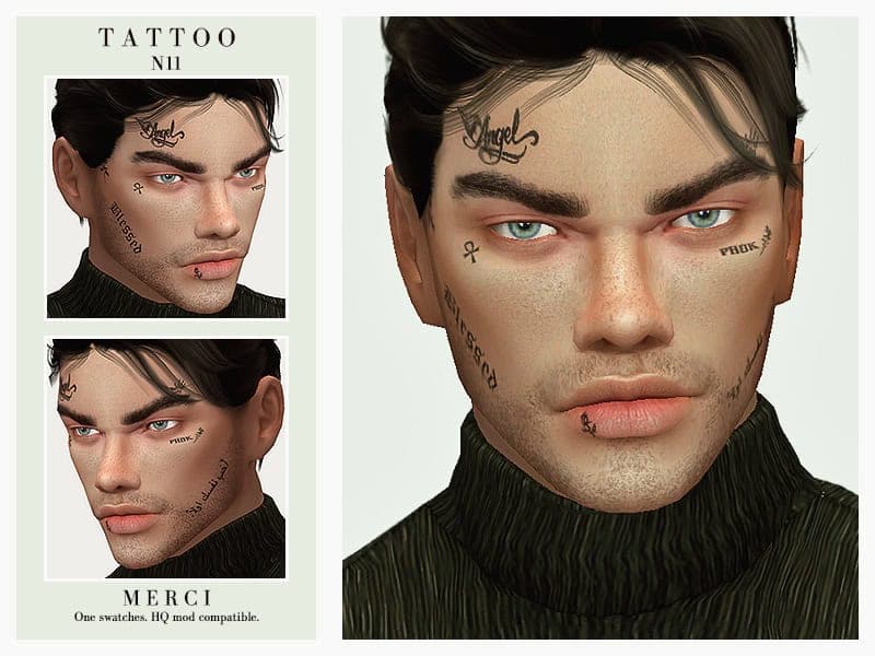 Merci Tattoo N11