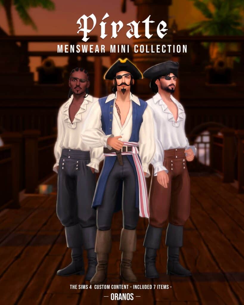 Pirate Menswear Mini Collection