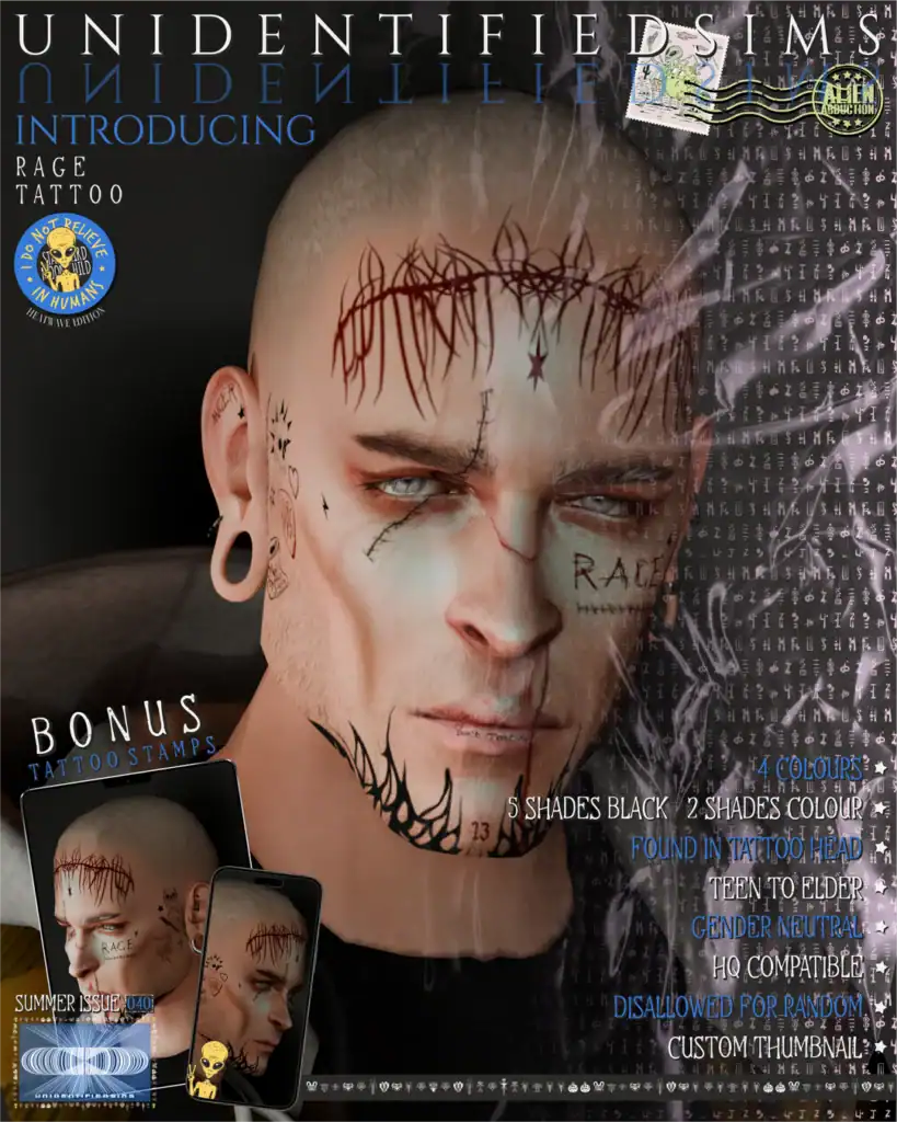 Rage Tattoo with Bonus Stamps – Issue 40