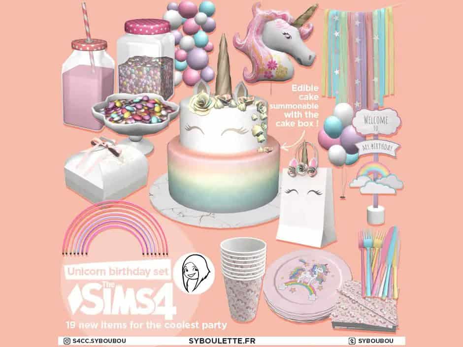 Unicorn Birthday CC