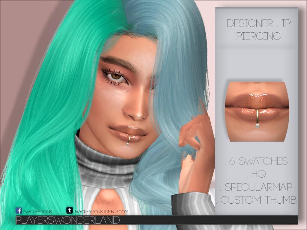 Designer Lip Piercing