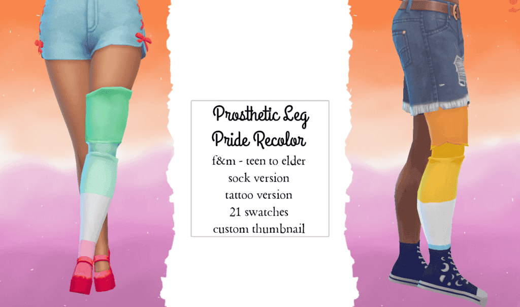 Prosthetic Leg Pride Recolor