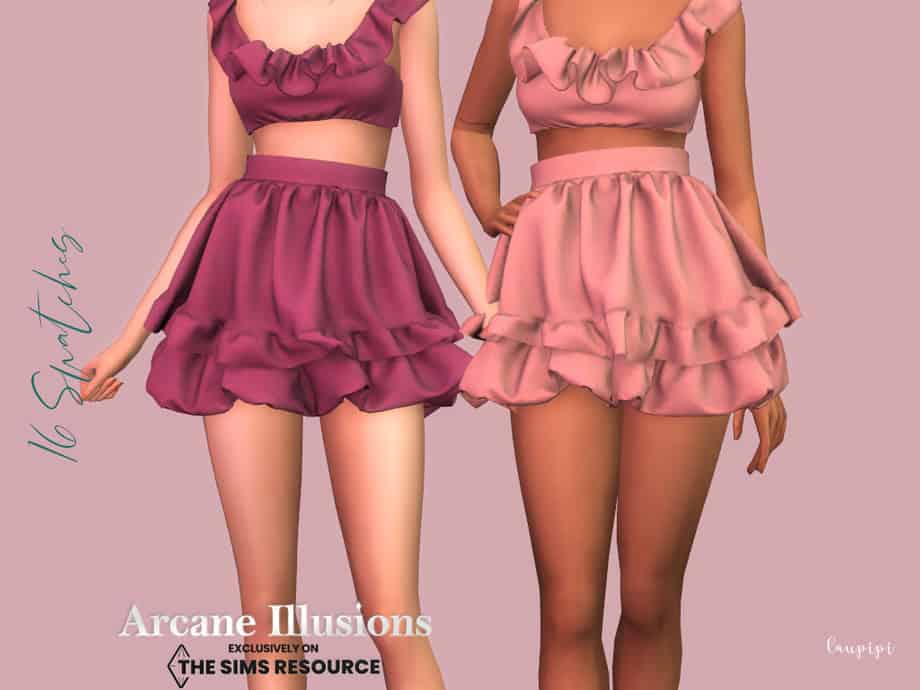 Arcane Illusions – Ruffle Skirt