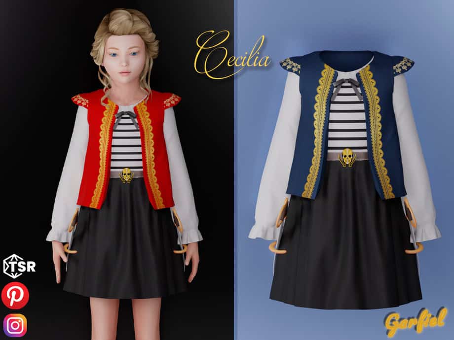 Cecilia – Pirate Costume with Sabers