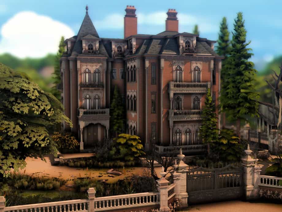 Dark Academia Mansion