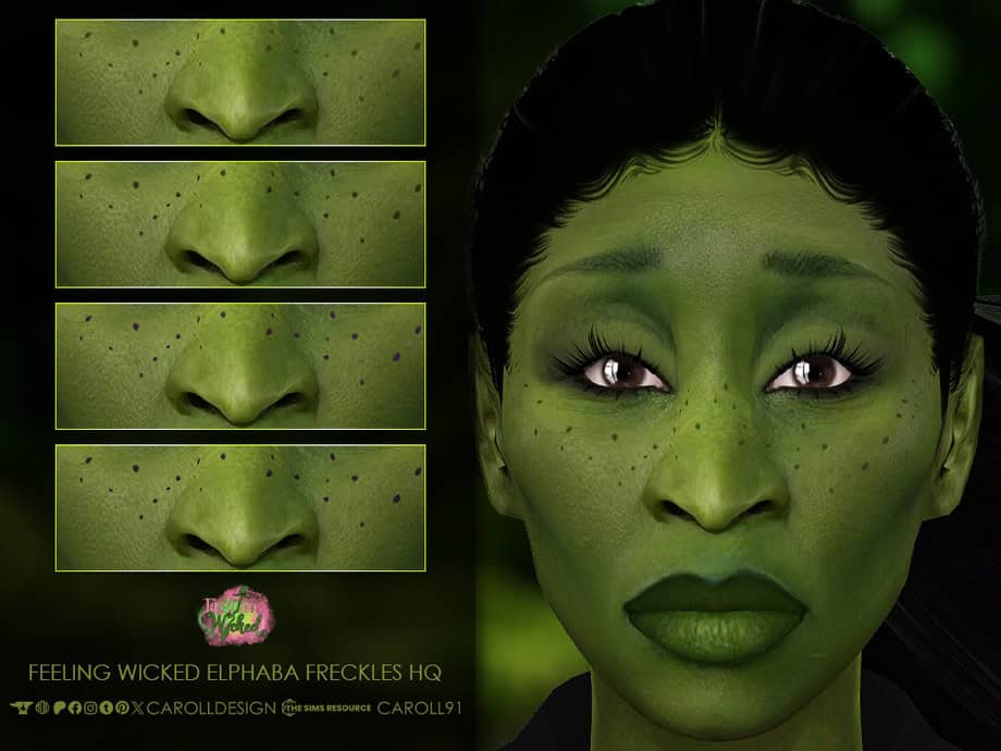 Feeling Wicked Elphaba Freckles
