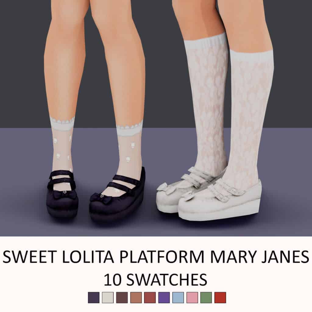 Sweet Lolita Platform Mary Janes