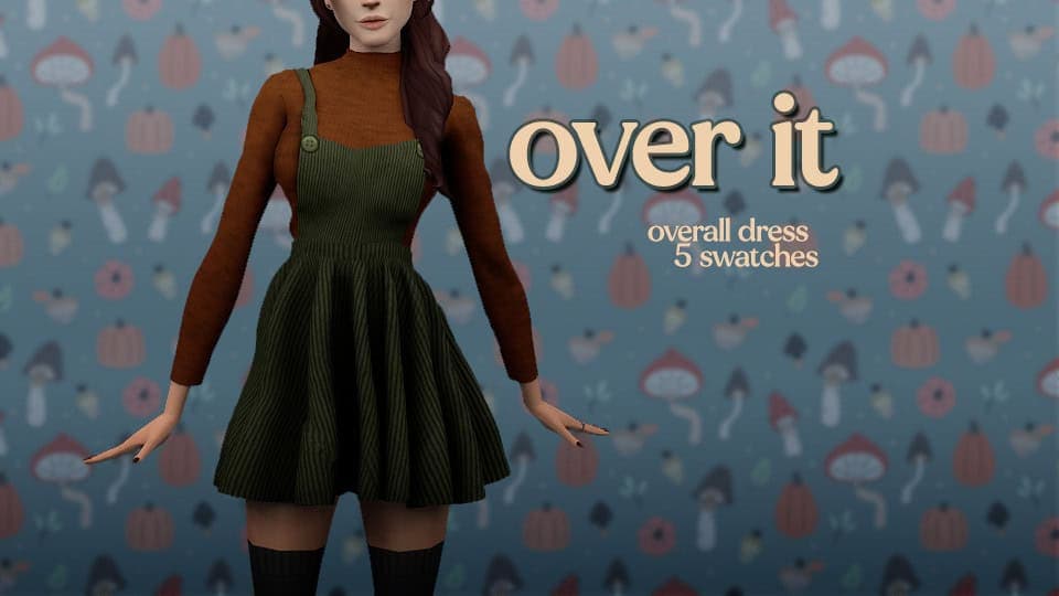 Over It Overall Dress