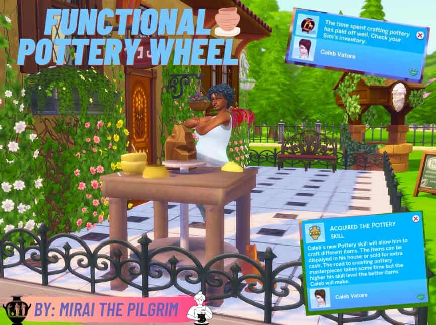 Functional Pottery Wheel