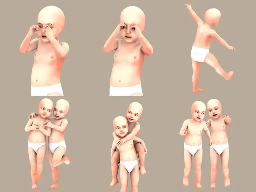 “Ana” Toddler Poses