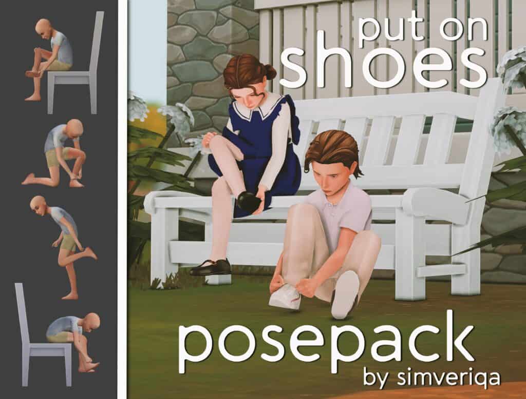 Put On Shoes Pose Pack