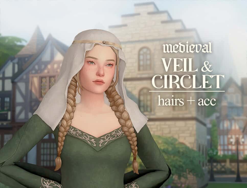 Medieval Veil & Circlet