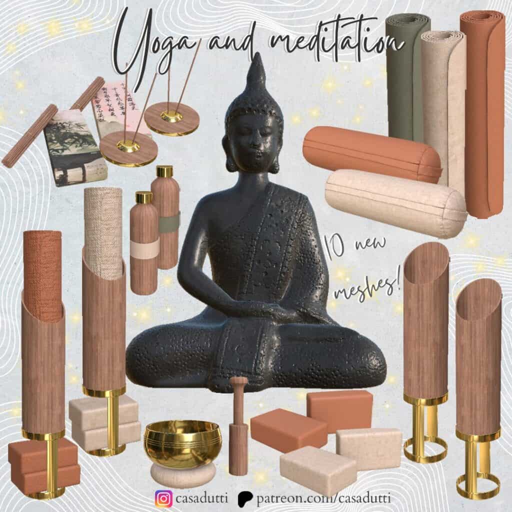 Yoga and Meditation Set Preview