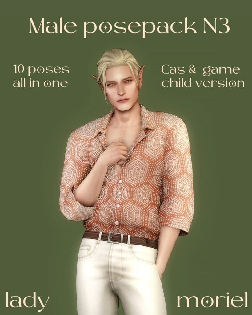 Male Pose Pack N3