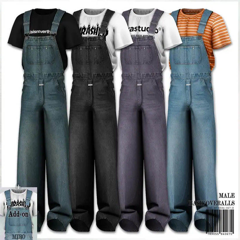 Male Basic Overalls