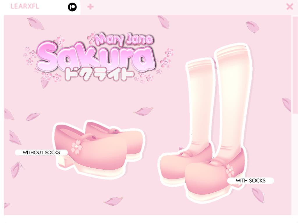 Sakura Mary Jane Shoes