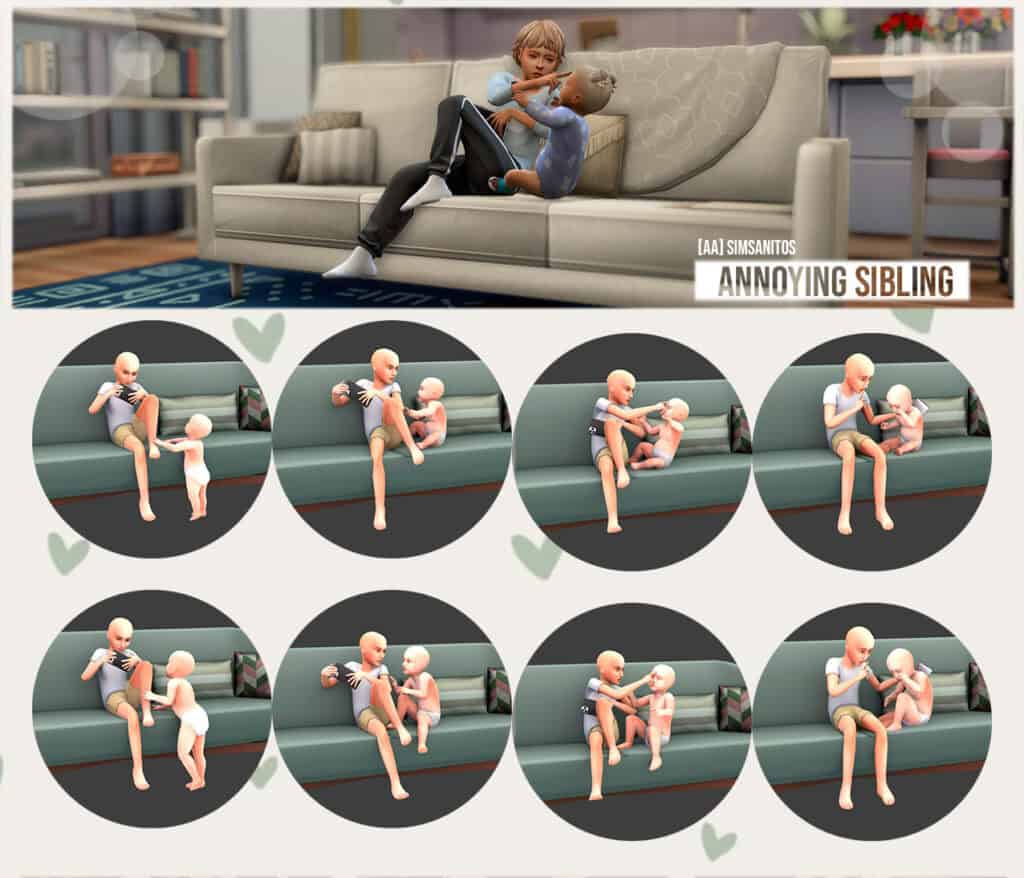 Annoying Sibling Pose Pack
