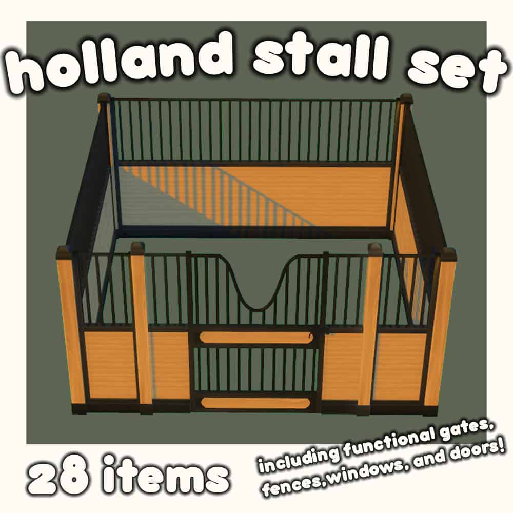 The Holland Stall Set