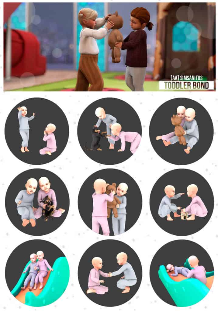 Toddler Bond Pose Pack