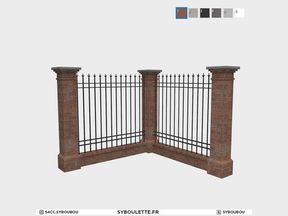 Loft Brick Tall Fence